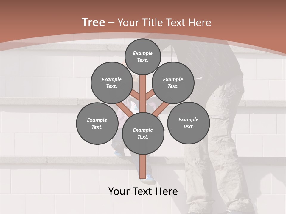 Dressed Hold Toddle PowerPoint Template