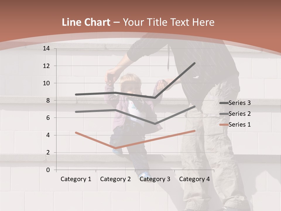 Dressed Hold Toddle PowerPoint Template