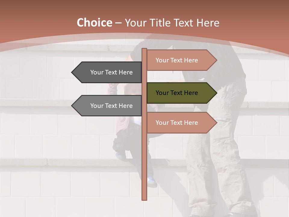 Dressed Hold Toddle PowerPoint Template