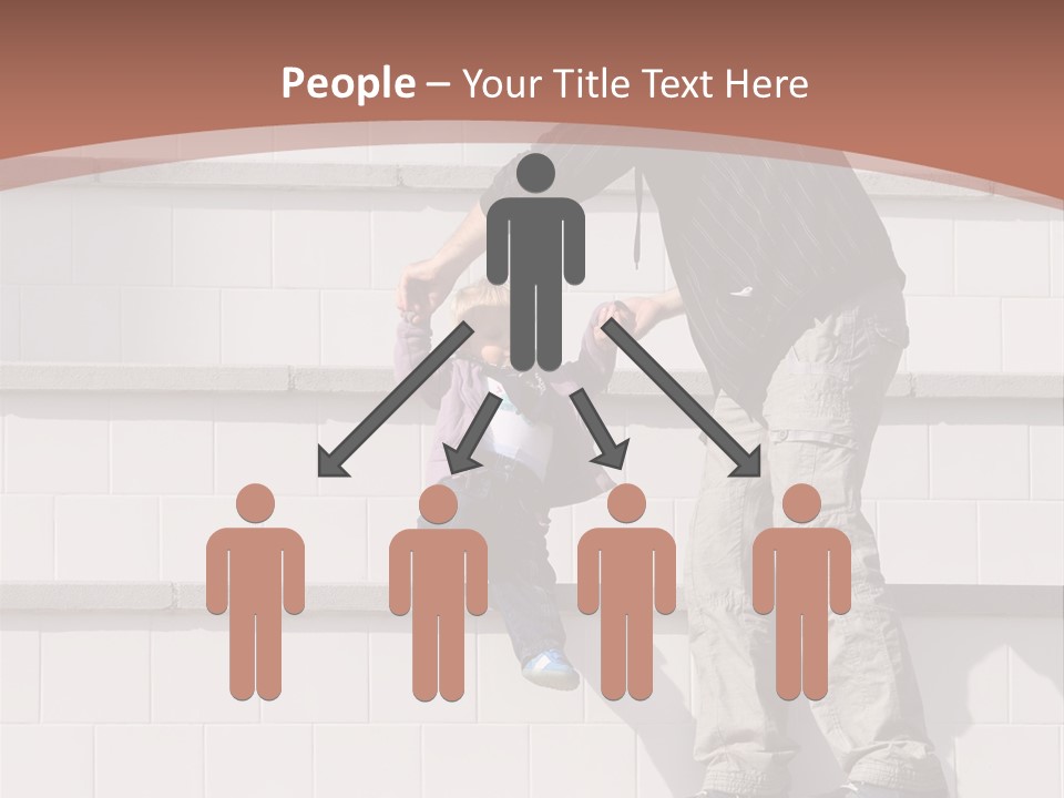 Dressed Hold Toddle PowerPoint Template