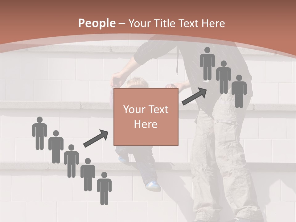 Dressed Hold Toddle PowerPoint Template