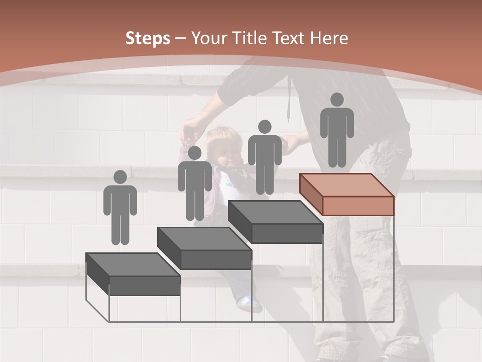 Dressed Hold Toddle PowerPoint Template