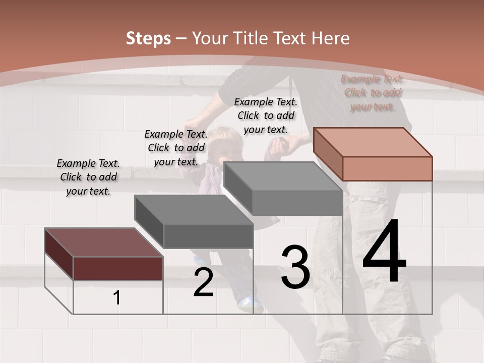Dressed Hold Toddle PowerPoint Template