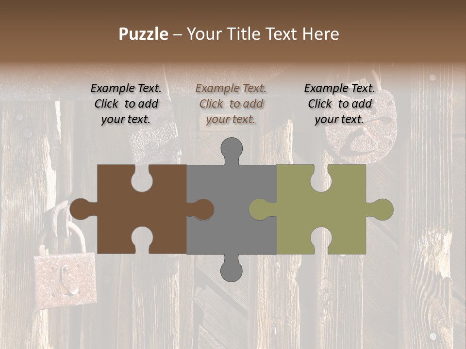 Closeup Metal Reckless PowerPoint Template