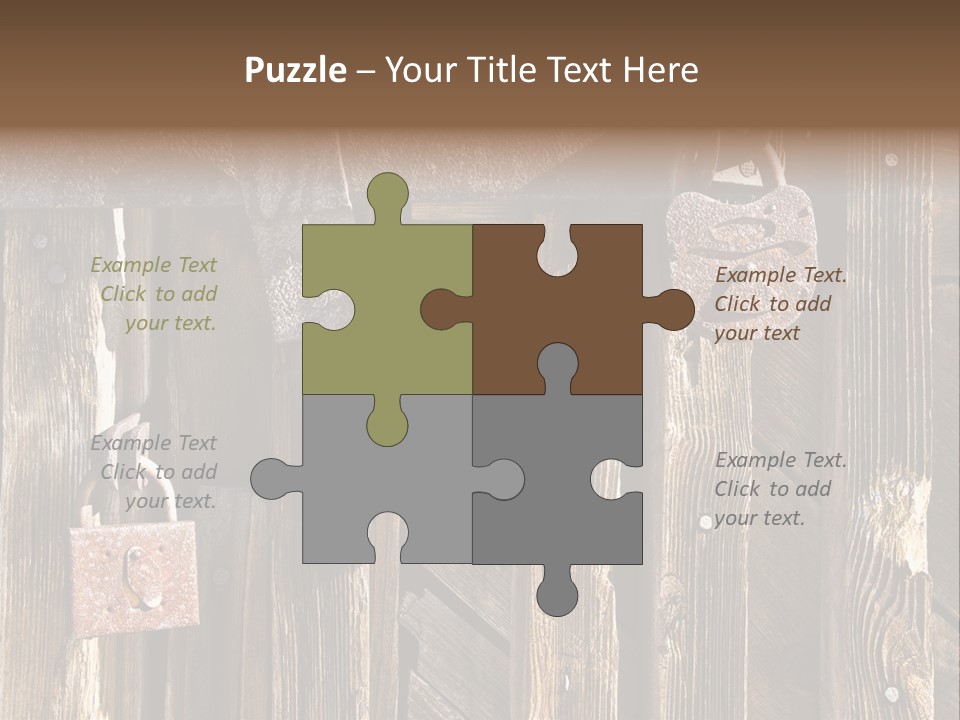 Closeup Metal Reckless PowerPoint Template