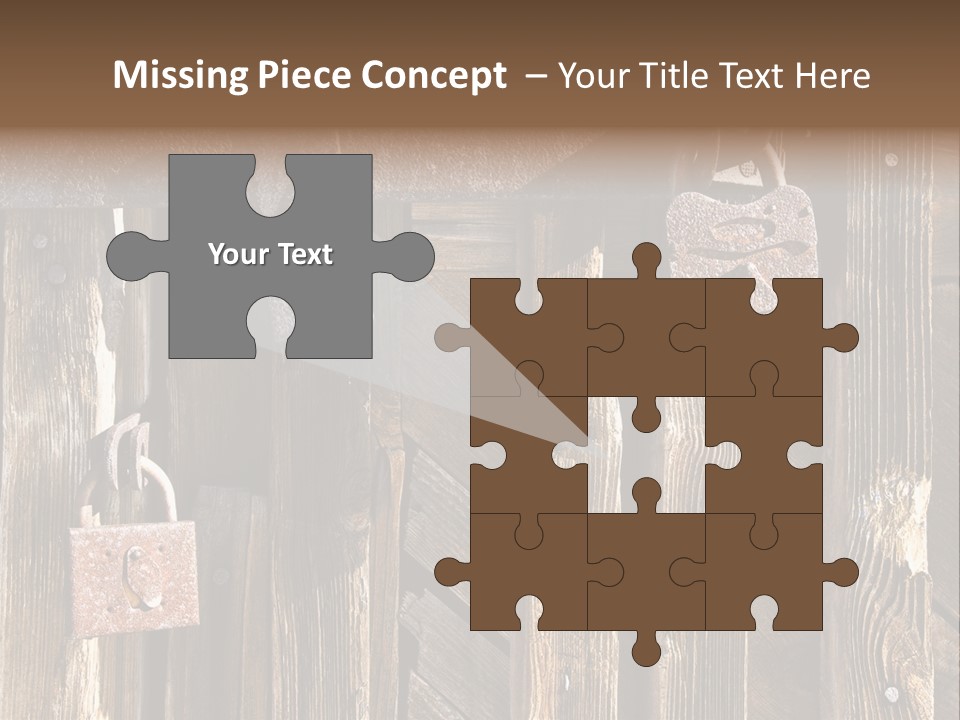 Closeup Metal Reckless PowerPoint Template