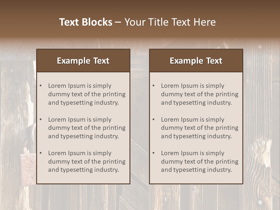 Closeup Metal Reckless PowerPoint Template