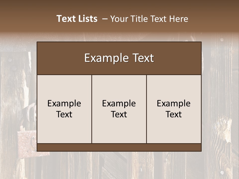 Closeup Metal Reckless PowerPoint Template