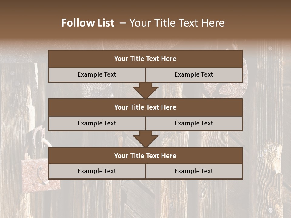 Closeup Metal Reckless PowerPoint Template
