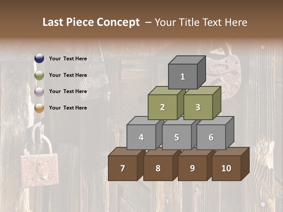 Closeup Metal Reckless PowerPoint Template