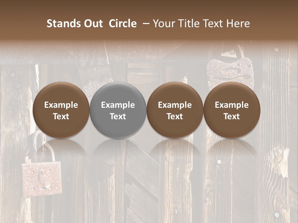 Closeup Metal Reckless PowerPoint Template