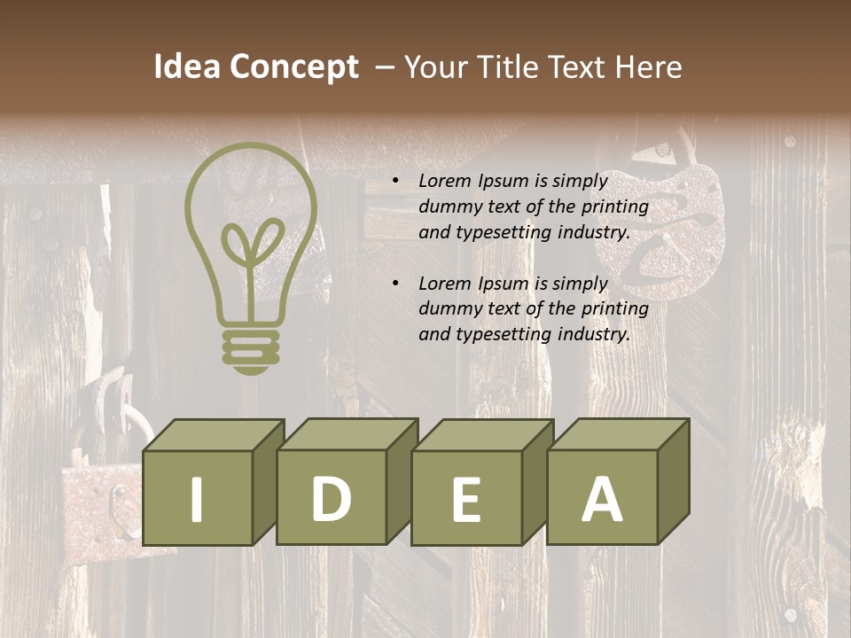 Closeup Metal Reckless PowerPoint Template