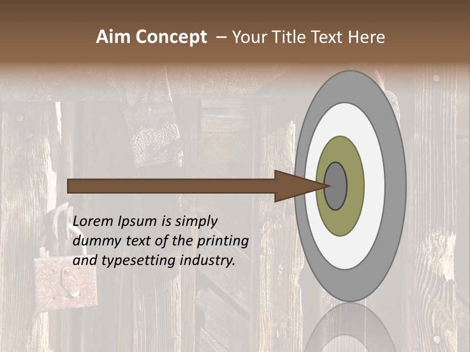 Closeup Metal Reckless PowerPoint Template