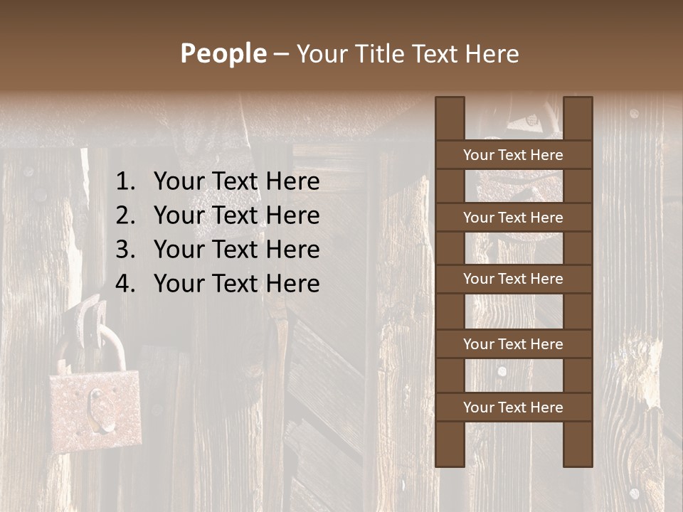 Closeup Metal Reckless PowerPoint Template