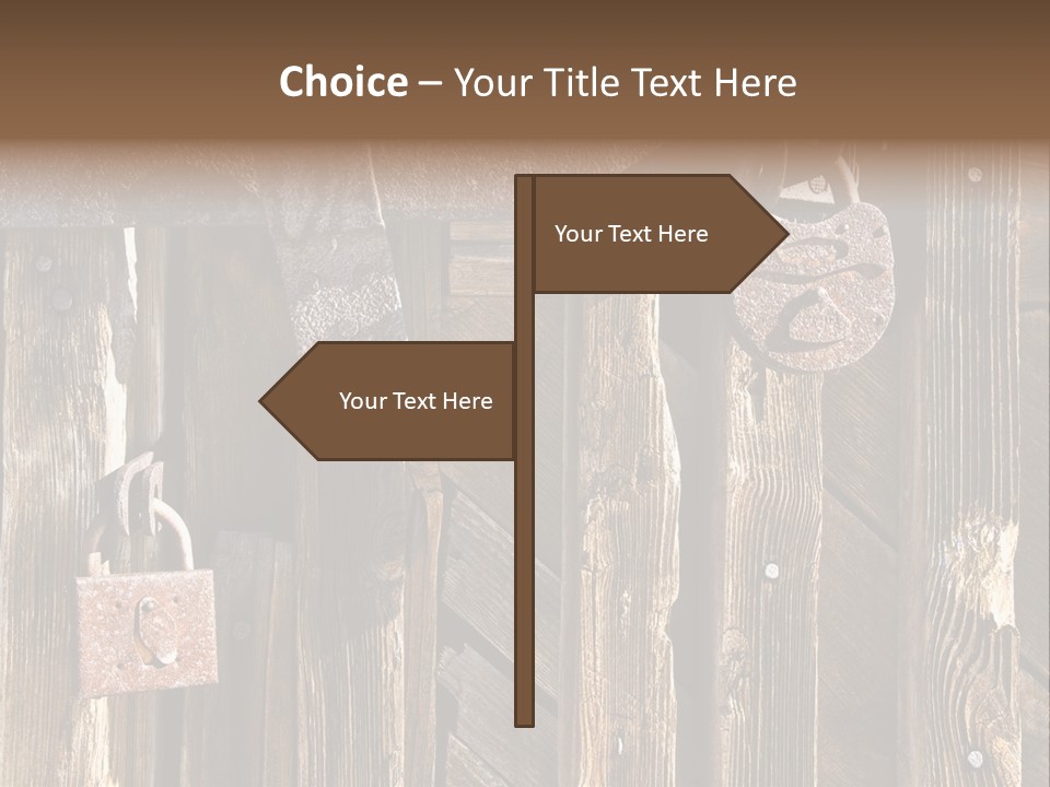 Closeup Metal Reckless PowerPoint Template