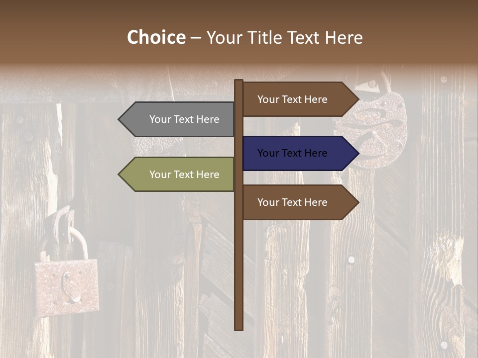 Closeup Metal Reckless PowerPoint Template