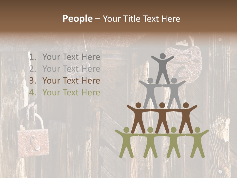 Closeup Metal Reckless PowerPoint Template