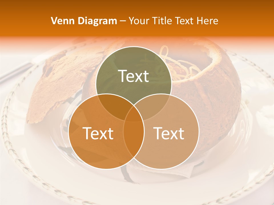 Edible Squash Orange PowerPoint Template