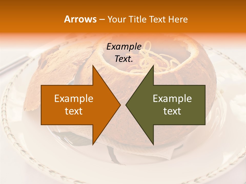 Edible Squash Orange PowerPoint Template