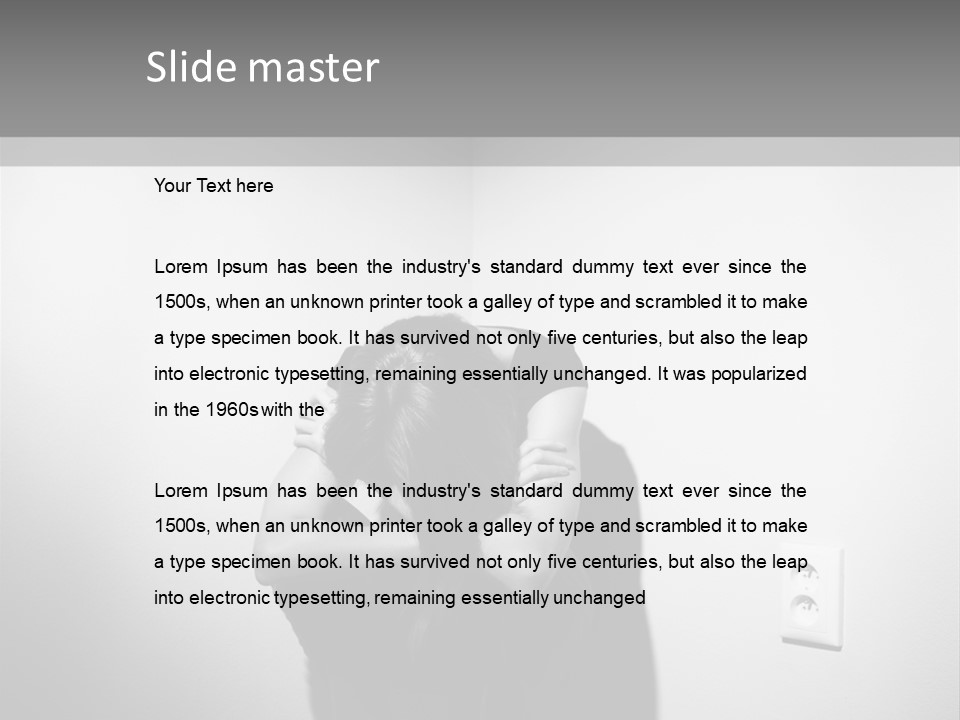 Shrink Mental Sink PowerPoint Template