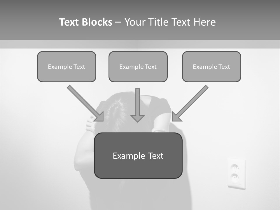 Shrink Mental Sink PowerPoint Template