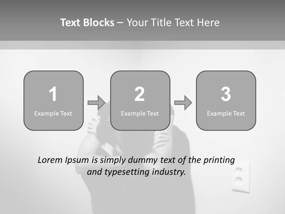 Shrink Mental Sink PowerPoint Template