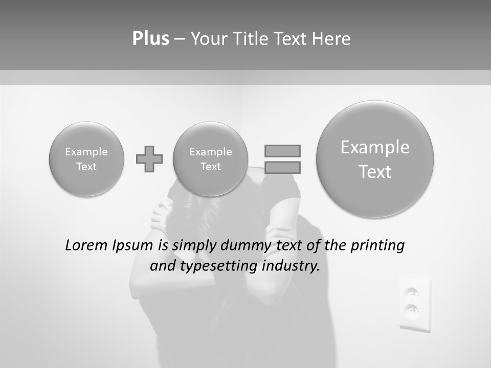 Shrink Mental Sink PowerPoint Template
