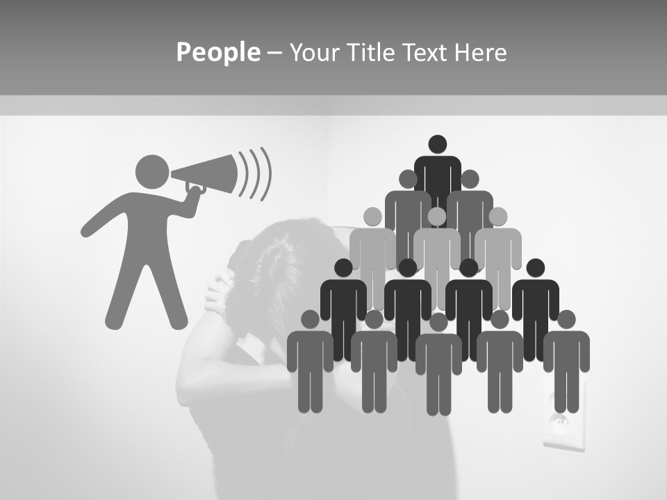 Shrink Mental Sink PowerPoint Template