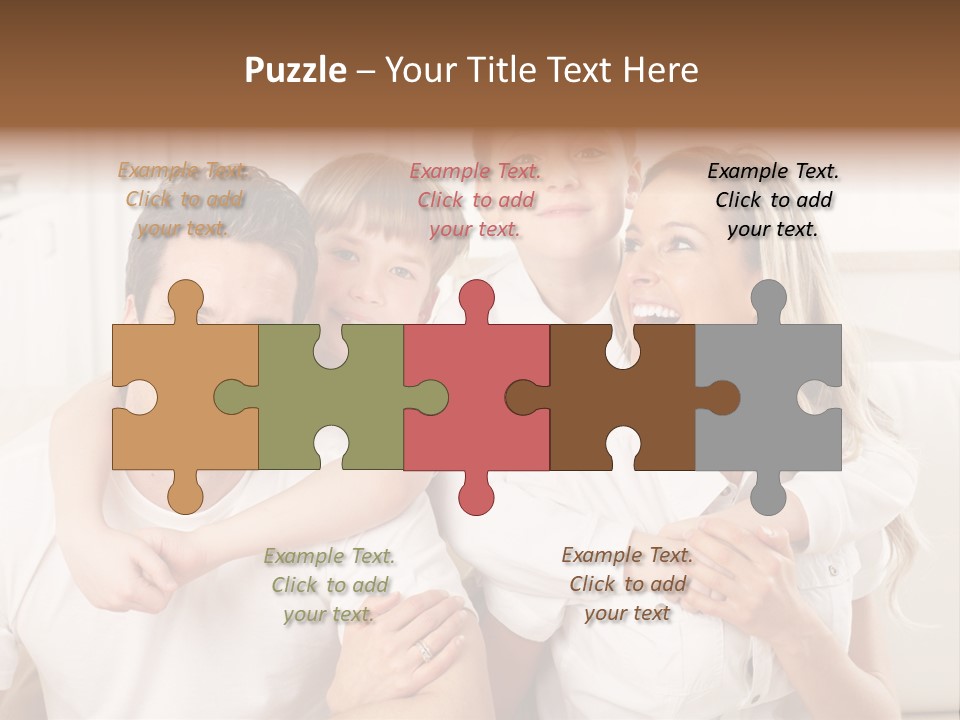 Happy House Real PowerPoint Template