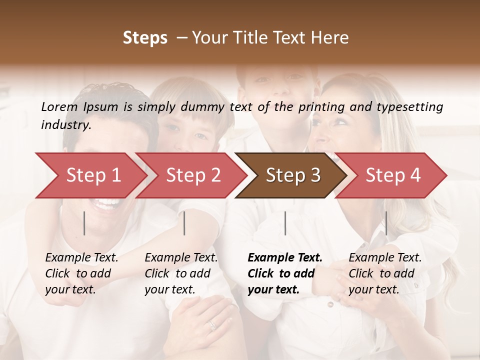 Happy House Real PowerPoint Template