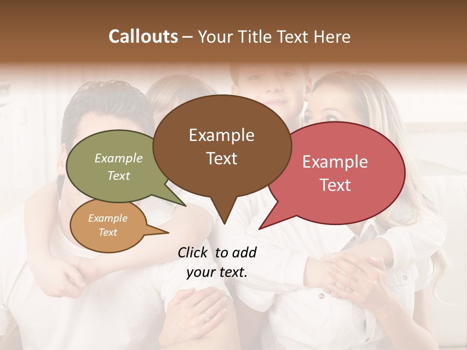 Happy House Real PowerPoint Template