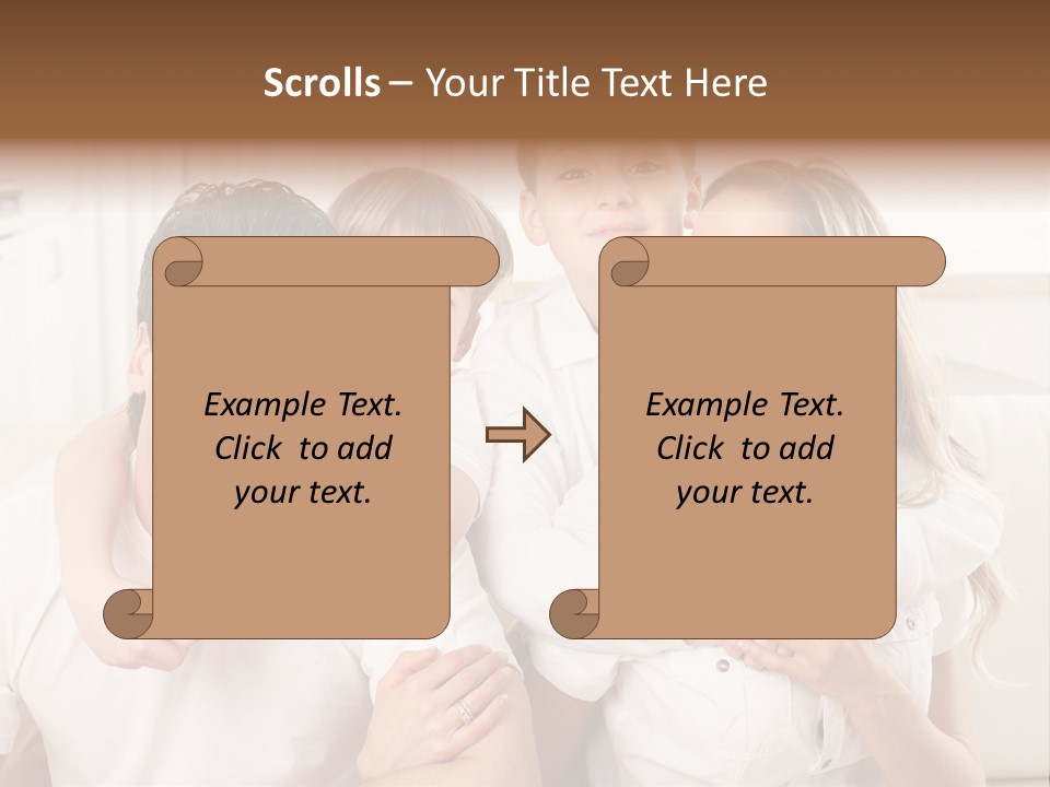Happy House Real PowerPoint Template