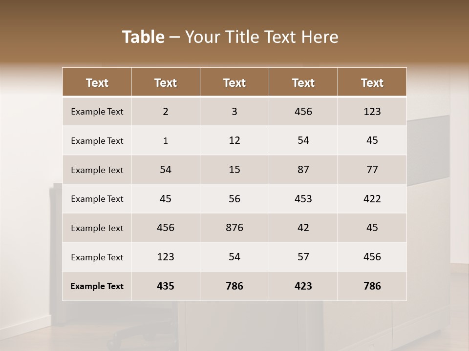Caucasian Office Headset PowerPoint Template