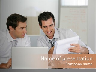 Business Bank Partnership PowerPoint Template