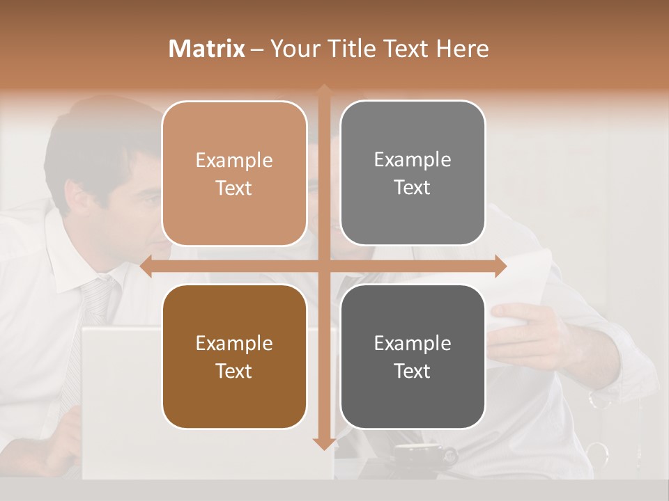 Business Bank Partnership PowerPoint Template