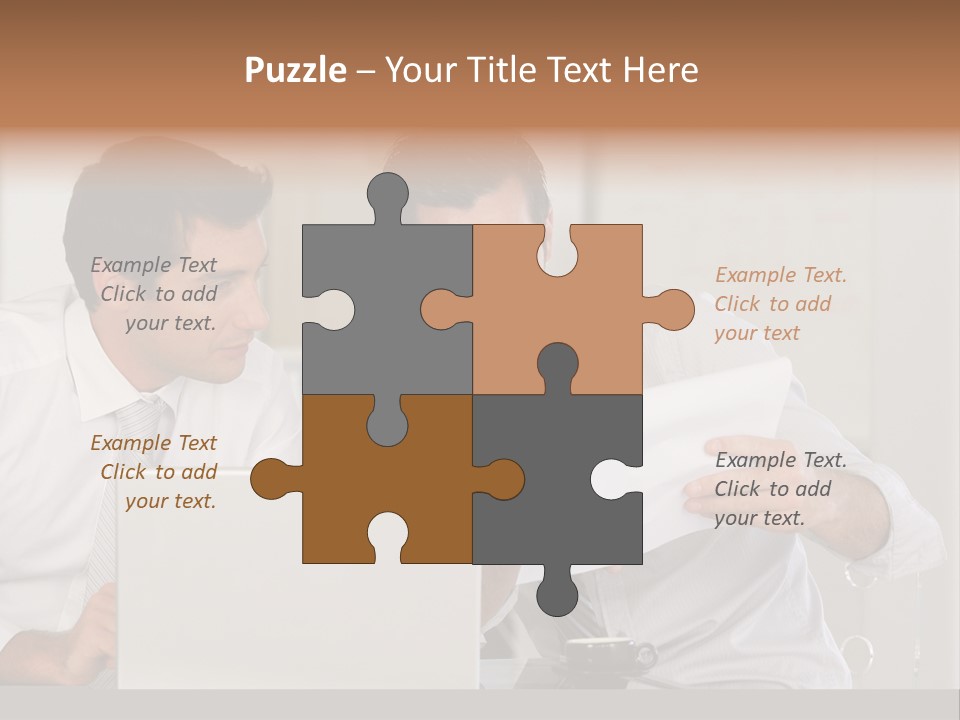 Business Bank Partnership PowerPoint Template