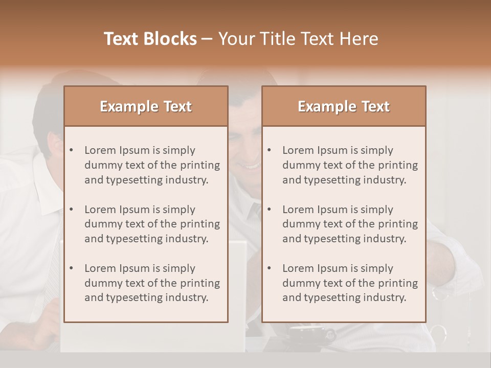Business Bank Partnership PowerPoint Template