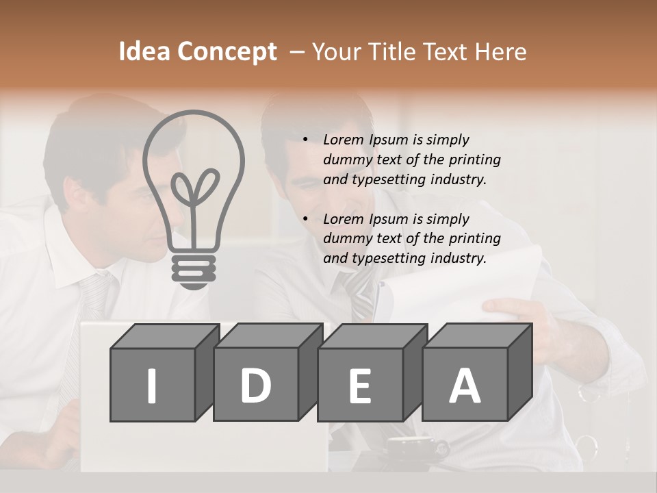 Business Bank Partnership PowerPoint Template