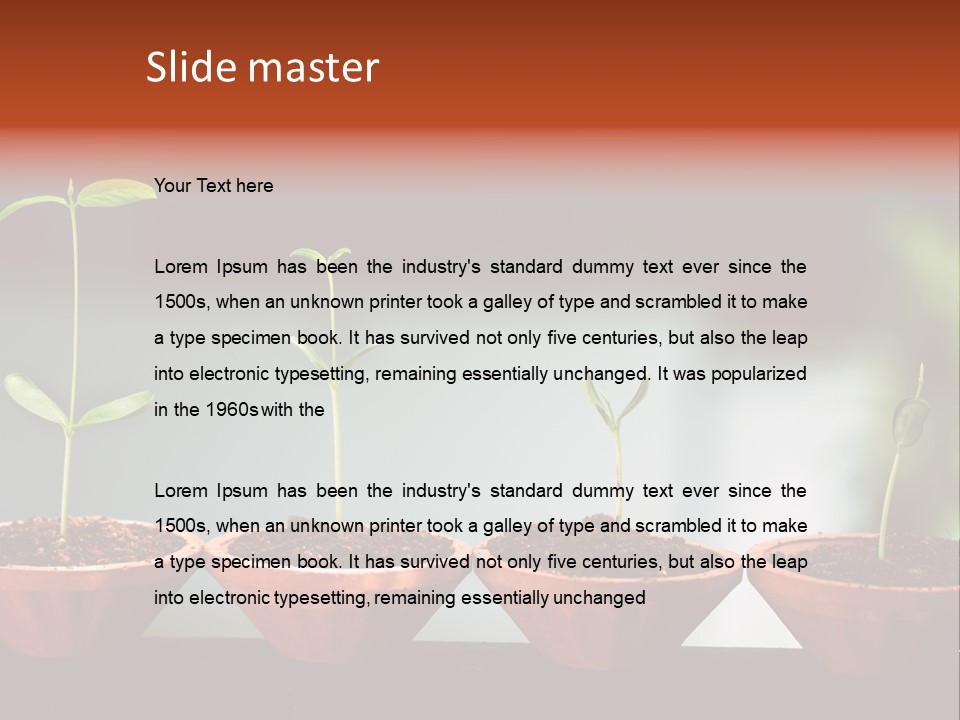 Germinating Beginnings Flora PowerPoint Template