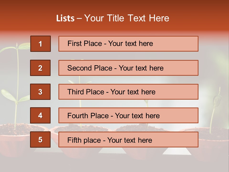 Germinating Beginnings Flora PowerPoint Template
