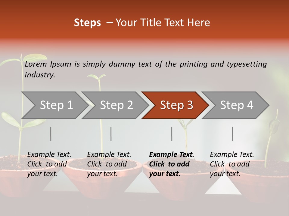 Germinating Beginnings Flora PowerPoint Template