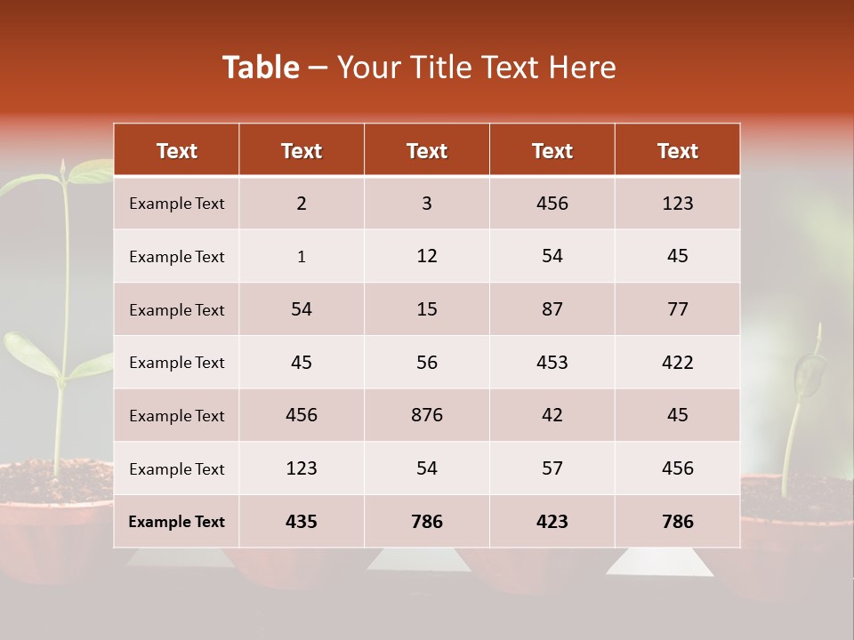 Germinating Beginnings Flora PowerPoint Template