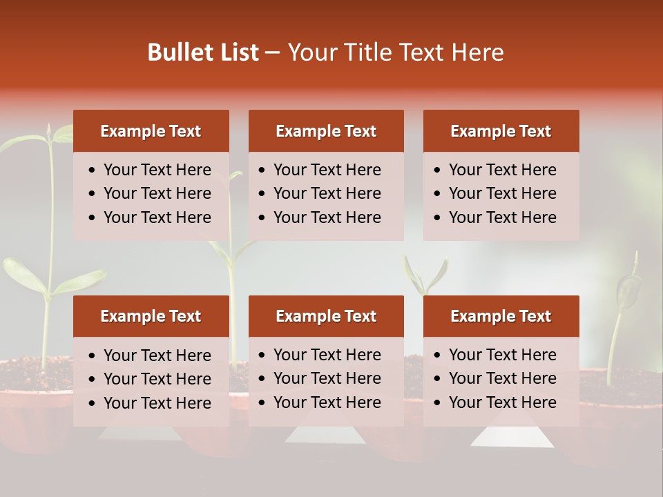 Germinating Beginnings Flora PowerPoint Template