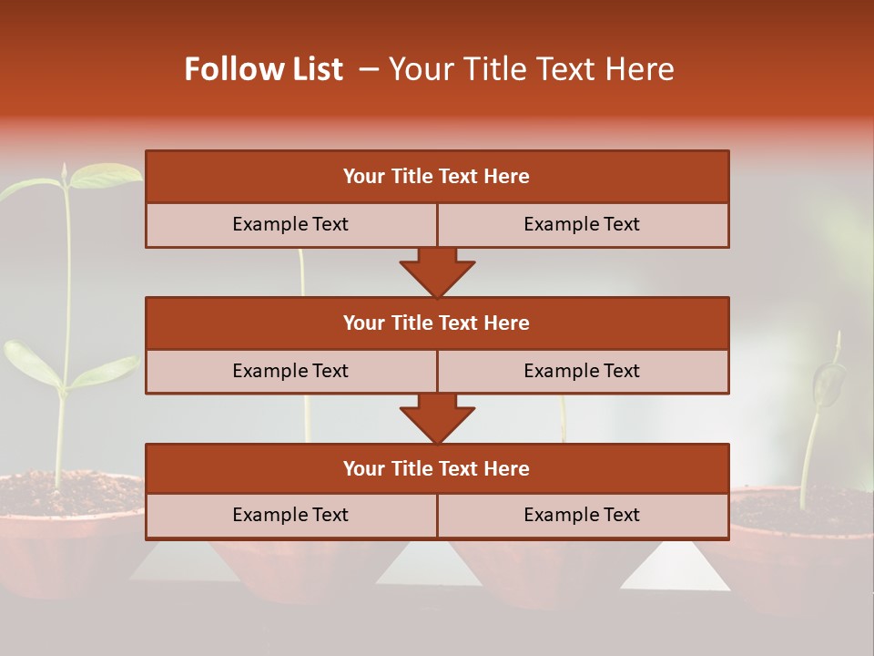Germinating Beginnings Flora PowerPoint Template