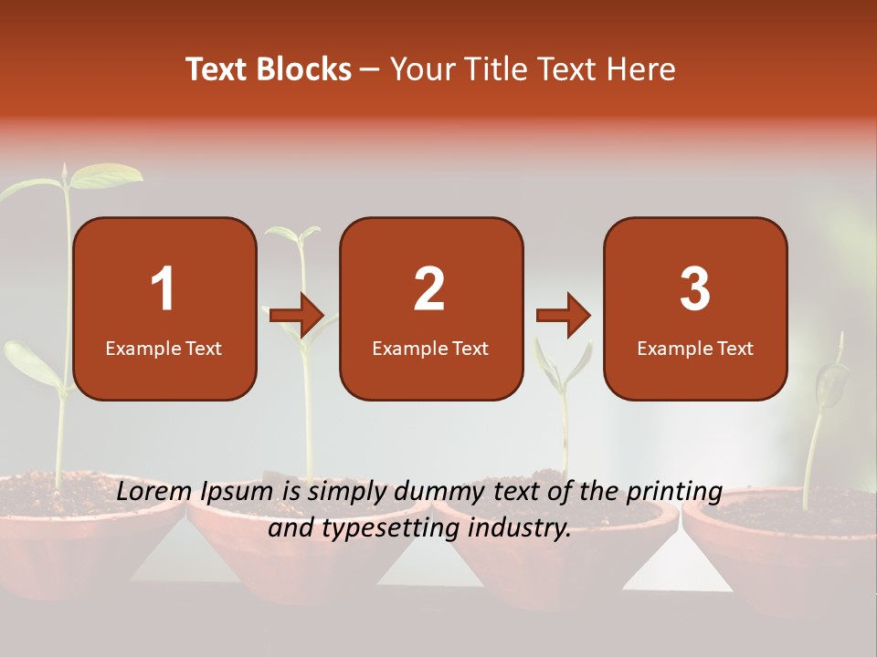 Germinating Beginnings Flora PowerPoint Template