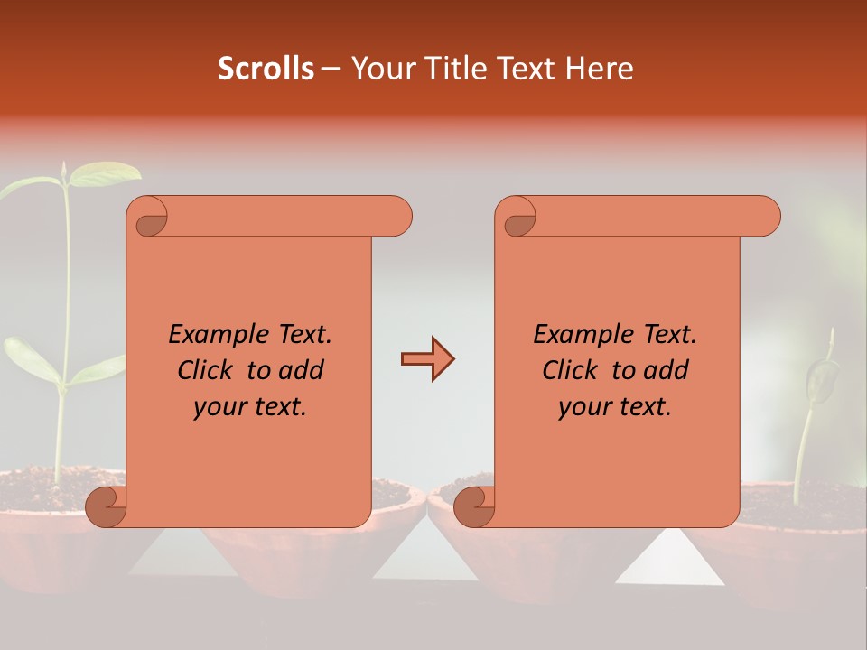 Germinating Beginnings Flora PowerPoint Template