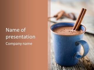 Latte Cappuchino Kitchen PowerPoint Template