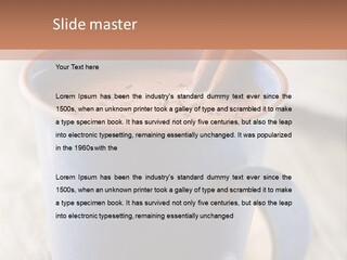 Latte Cappuchino Kitchen PowerPoint Template