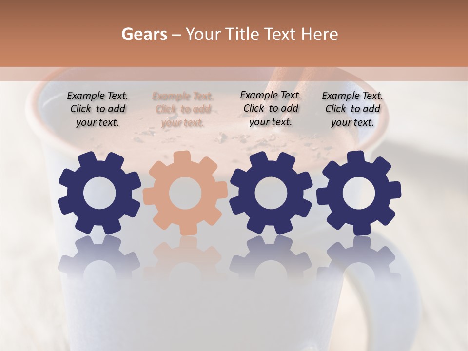 Latte Cappuchino Kitchen PowerPoint Template