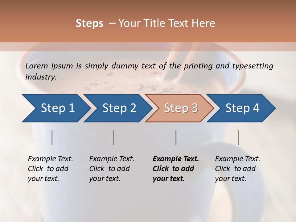 Latte Cappuchino Kitchen PowerPoint Template